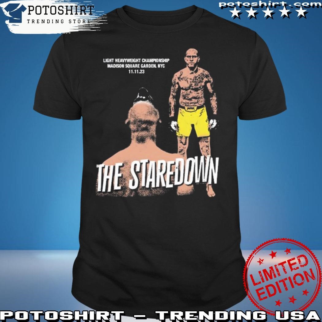 Official The staredown light heavyweight championship madison square garden shirt