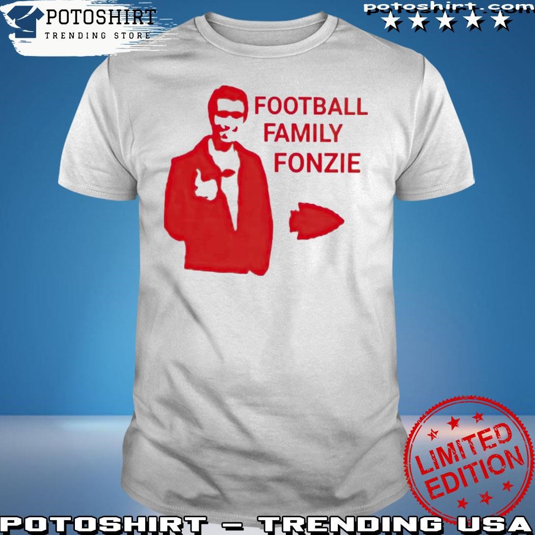 Official Travis kelce wearing football family zonzie shirt