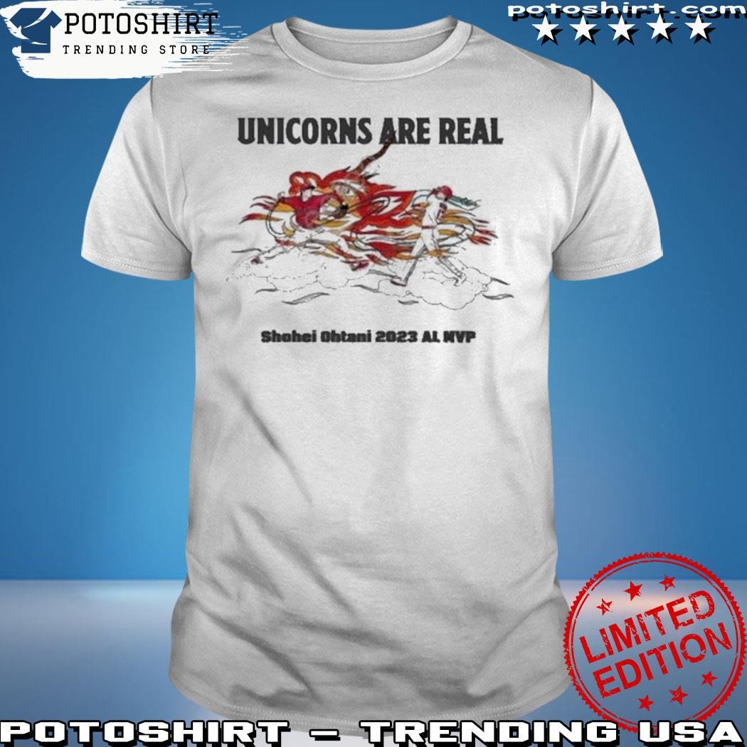 Official Unicorns are real shoheI ohtanI 2023 al mvp shirt