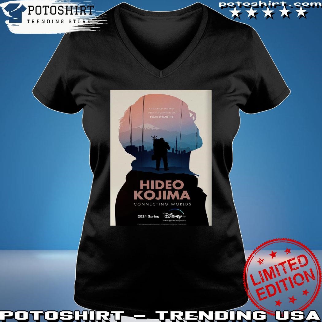 Official Poster For Hideo Kojima Connecting Worlds Spring 2024 Home Decor  Poster Shirt, hoodie, sweater, long sleeve and tank top