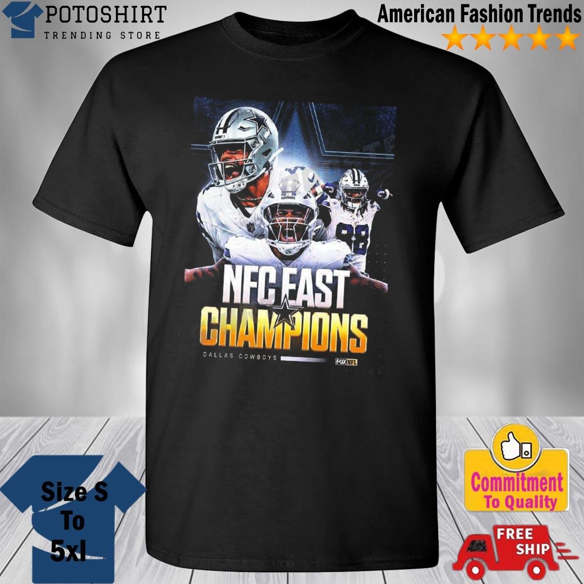 Official Congratulations Dallas Cowboys Champions NFC East 2024 TShirt