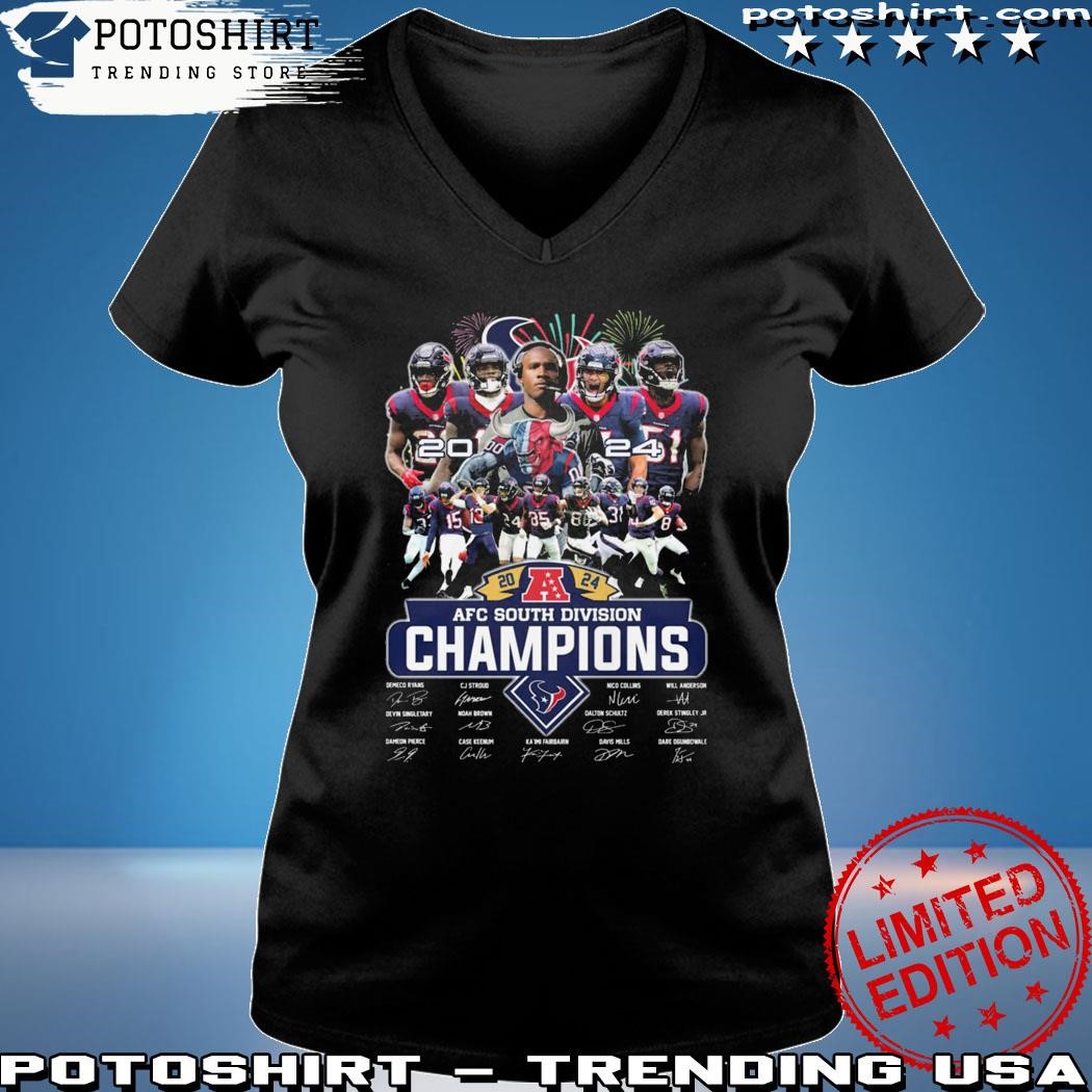 Official Houston Texans 2024 AFC Champions T Shirt hoodie sweater long sleeve and tank top