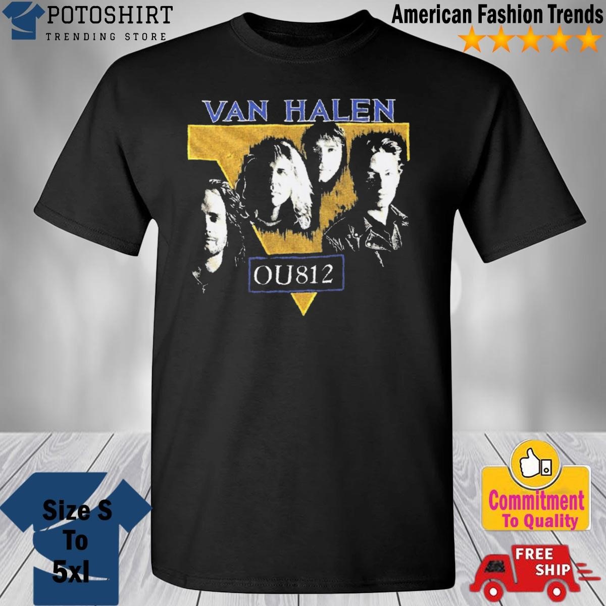 1988 VAN HALEN/OU812 WORLD TOUR Tシャツ - Tシャツ/カットソー(半袖 ...