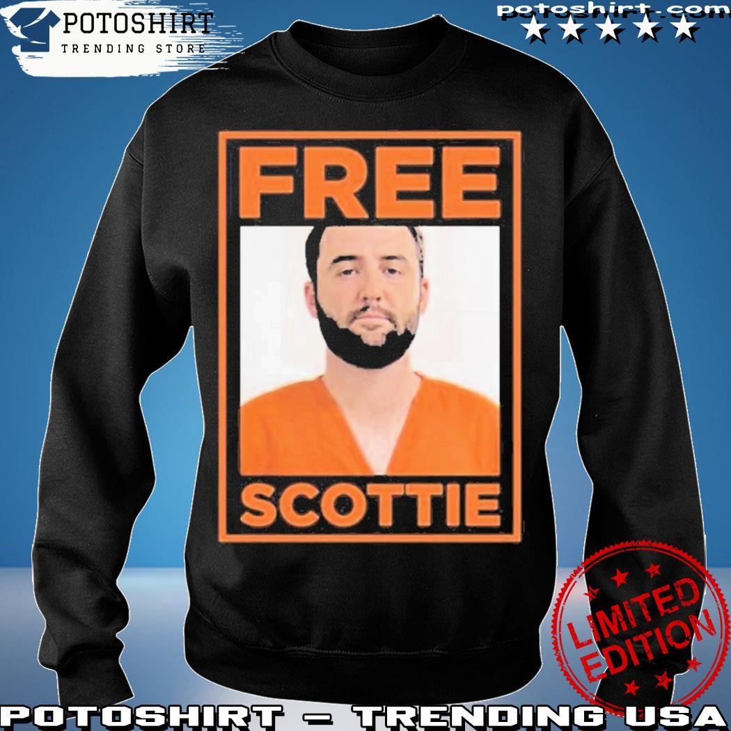 Official Golf fans wear Scottie Scheffler mugshot and 'Free Scottie' T ...