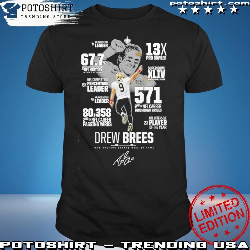 Official Hall Of Fame Brees Saints Shirt