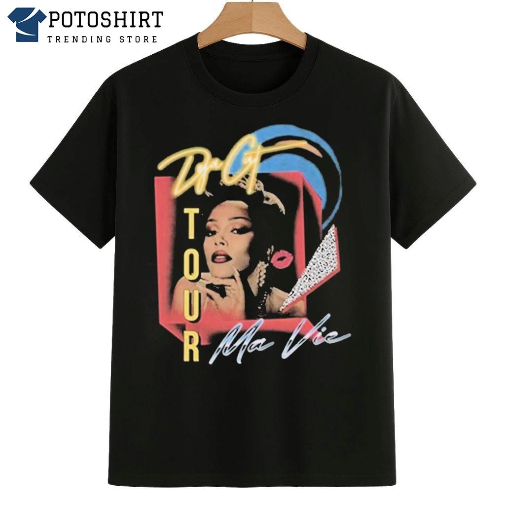 Doja Cat Ma Vie World Tour 2025 Schedule Shirt - Potoshirt.com
