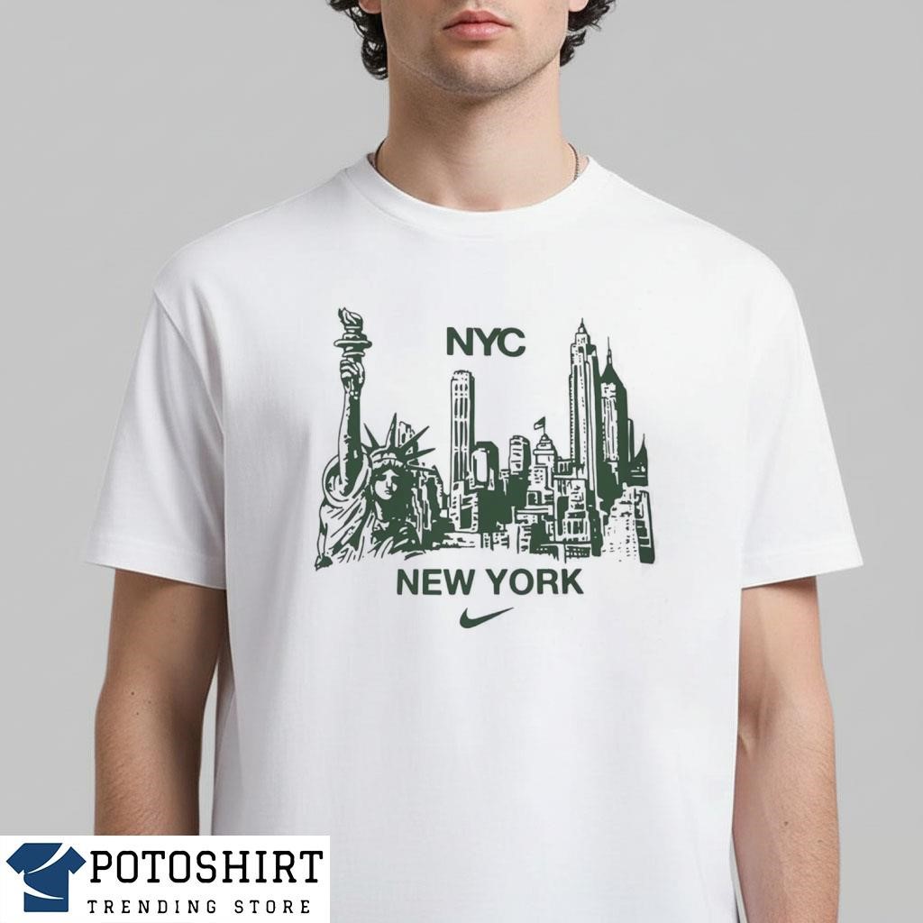 statue of liberty nike shirt